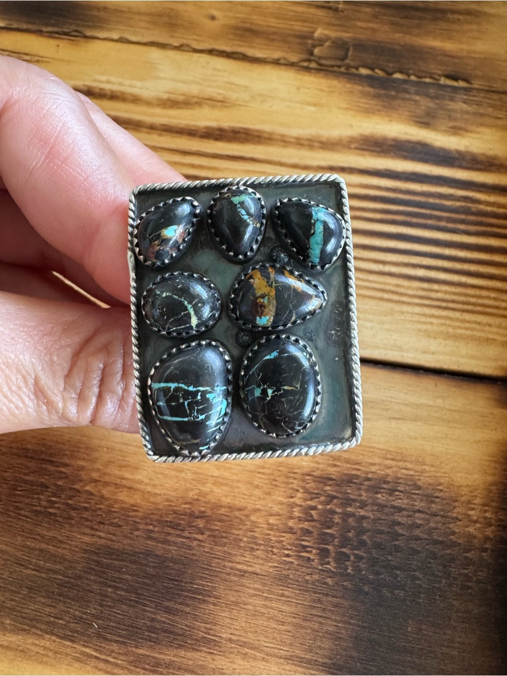 Sterling Silver Blackjack Statement Ring